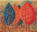 El incendio 1943 René Magritte